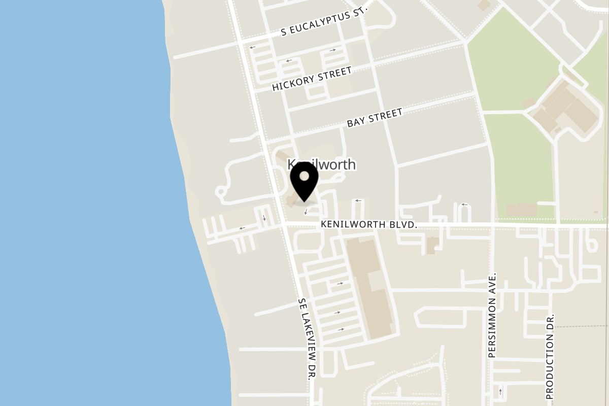 Map showing the location of Dimitri's Restaurant, Pizza Kitchen and Its 5 O'clock Somewhere Bar on 2710 Kenilworth Blvd in Sebring